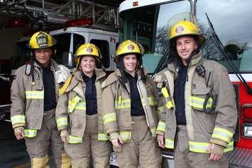 Chatham-Kent Fire and Emergency Services staff. (Photo courtesy of CKFES). 
