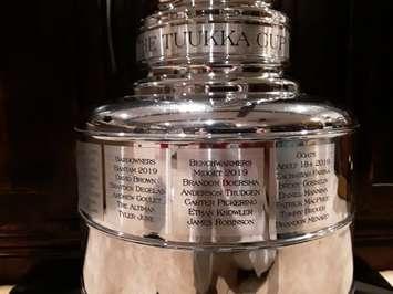The Tuukka Cup (Photo courtesy of the Tuukka Cup: 3-on-3 Road Hockey Tournament Facebook page)