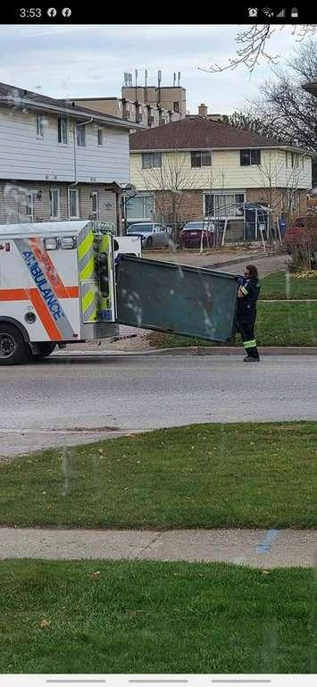 CK paramedic pool table controversy. (Photo courtesy of LauraSteve Carter-Ringuette)