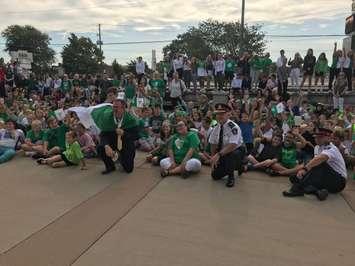 Chatham-Kent is celebrating Franco-Ontarian Flag Day. Sept 25, 2019. (Photo by Paul Pedro)