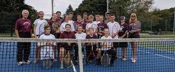 2018 Fall John McGregor Secondary School tennis team. (Submitted photo)