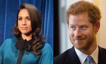 (Photo of Meghan Markle (left) courtesy of Genevieve719 via Flickr under the Creative Commons Attribution 2.0 Generic license -- photo of Prince Harry (right) courtesy of © Suzanne Plunkett 2017 via Flickr under the Creative Commons Attribution 2.0 Generic license.)