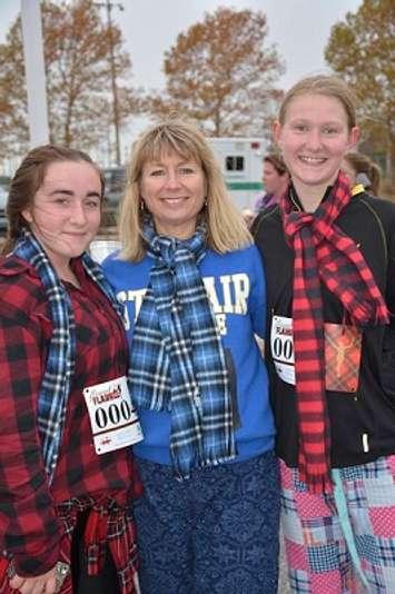 Participants in past "Flaunt you Flannel" run. (Photo courtesy Doug Robbins, Maple City Movement)