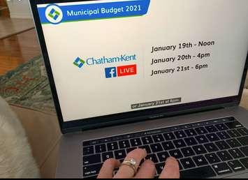 Chatham-Kent 2021 Budget Community Meetings (Photo via the Municipality of Chatham-Kent Facebook)