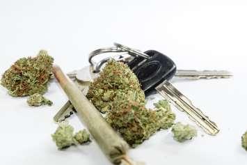 Car keys and cannabis. (Photo courtesy of © Can Stock Photo / mcmaster9)
