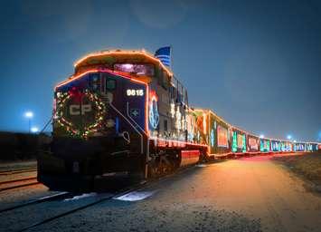 The CP Holiday Train. (Photo courtesy of CP Rail)