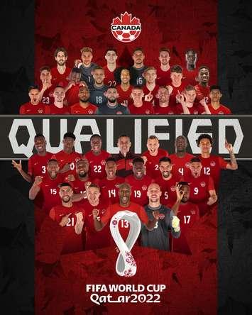 Team Canada (image courtesy of Canada Soccer via Twitter)