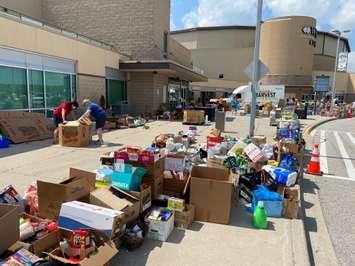 Over 10,000 volunteers help sort and collect food donations across Windsor-Essex for the June 27 Miracle. June, 27, 2020. (File photo courtesy of Darrin Drouillard)