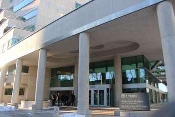 BlackburnNews.com file photo of the Ontario Court of Justice. (Photo by Jason Viau)