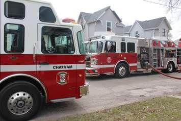 A Chatham-Kent Fire Department truck. (Photo by Allanah Wills)