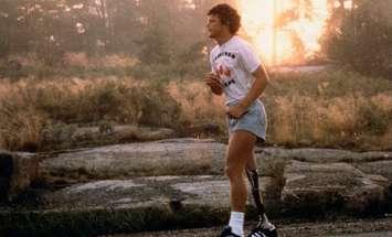 A photo of Terry Fox during his Marathon of Hope courtesy of TerryFox.org.
