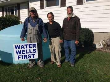 Water Wells First says the Chatham-Kent Public Health Unit is contravening the health act by not testing local water well sediments. Oct. 26, 2017. (Photo by Paul Pedro)