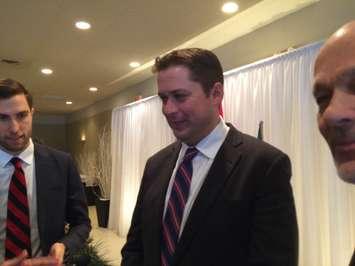 Conservative Party Leader Andrew Scheer visits Chatham. Feb 22, 2018. (Photo by Paul Pedro)