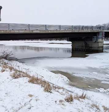 Prairie Siding Bridge. February 11, 2019. (Photo courtesy of the Municipality of Chatham-Kent.)