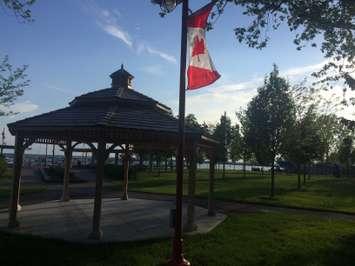 Robson Road Park, also known as Marina Park, is renamed Rick Atkin Park in honour of the late councillor. Photo taken May 25, 2015. (Photo by Ricardo Veneza)