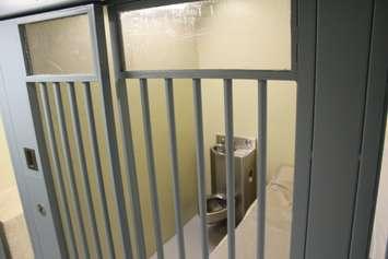 Ck Police Department cell. (Photo by Greg Higgins)